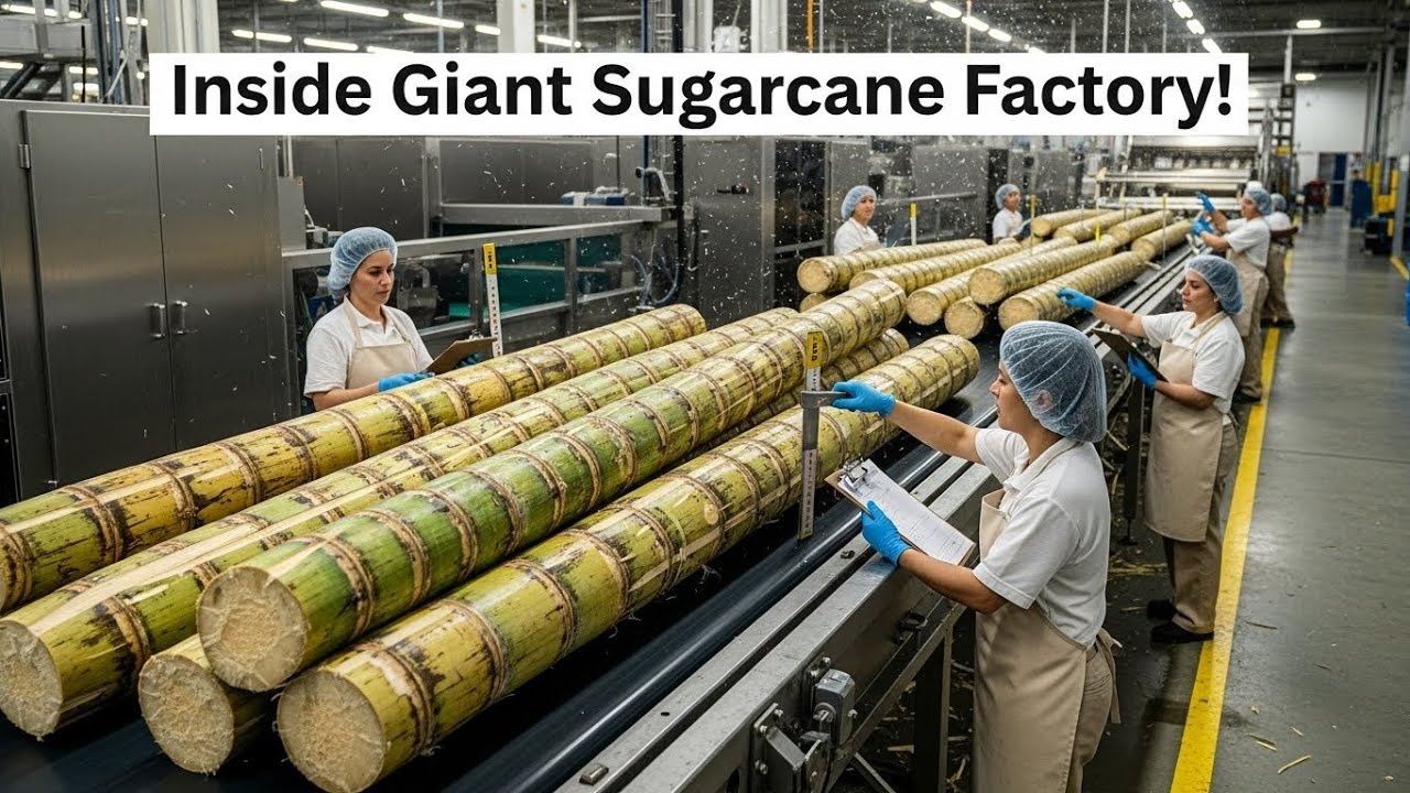 Inside World’s Biggest Sugarcane Factory | Ganna Processing Full Journey #shorts