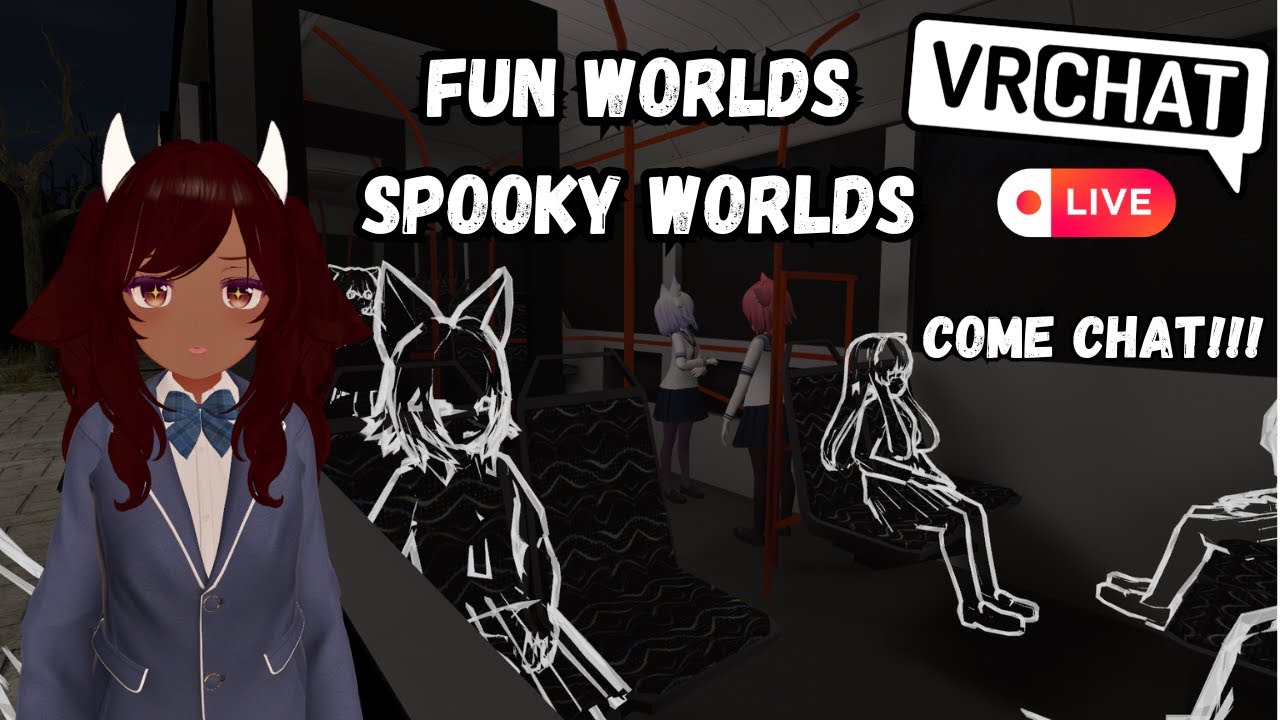 VRChat fun! Exploring Fun and Unique Worlds. Come chat~