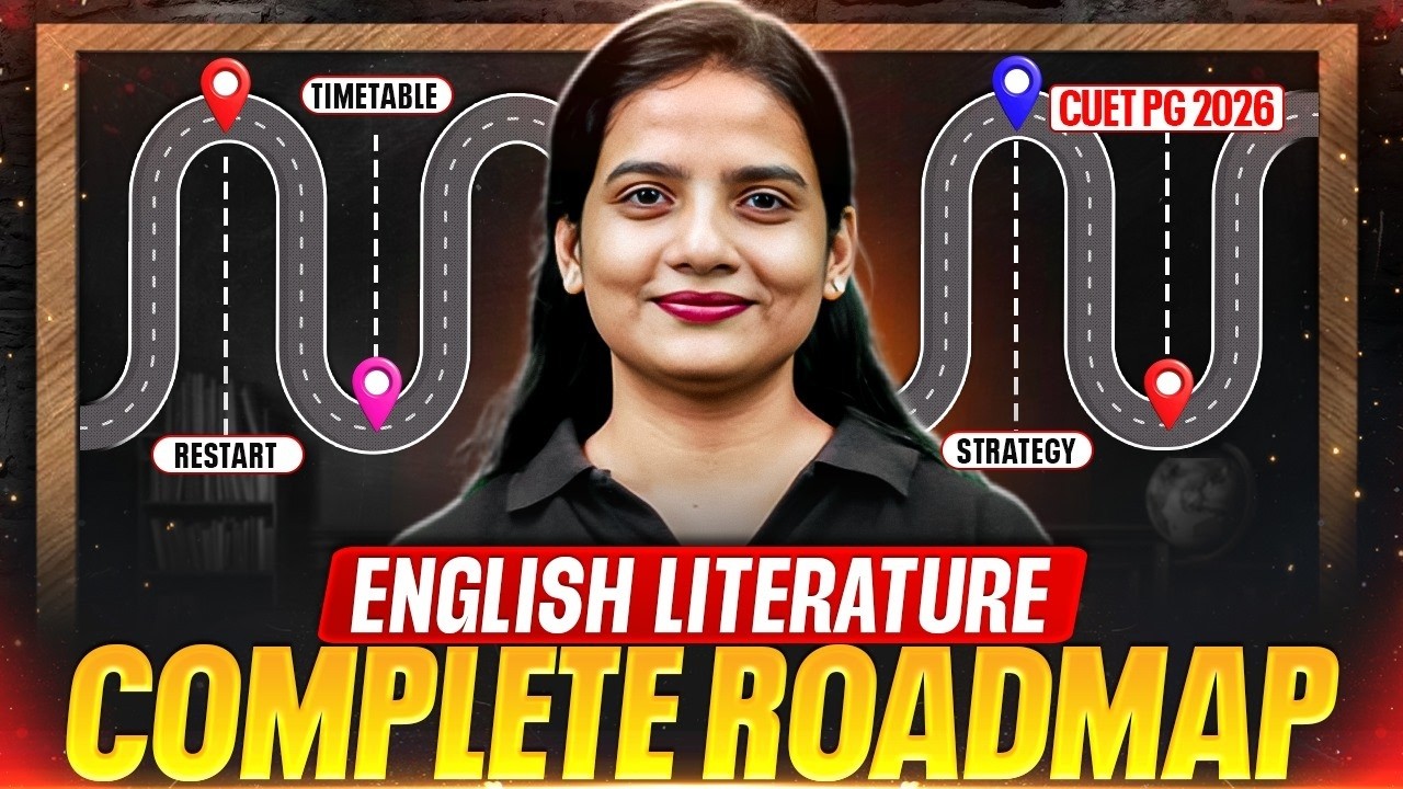 CUET PG English Preparation 2027 | English Literature Complete Roadmap | CUET PG English