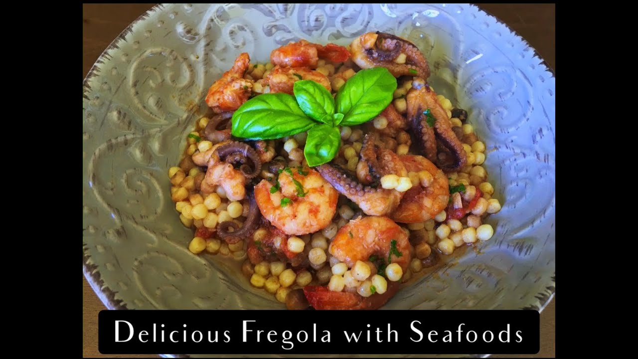 Fregola with Seafoods | Sardinian Pasta | Easy Cook | Italian Recipe