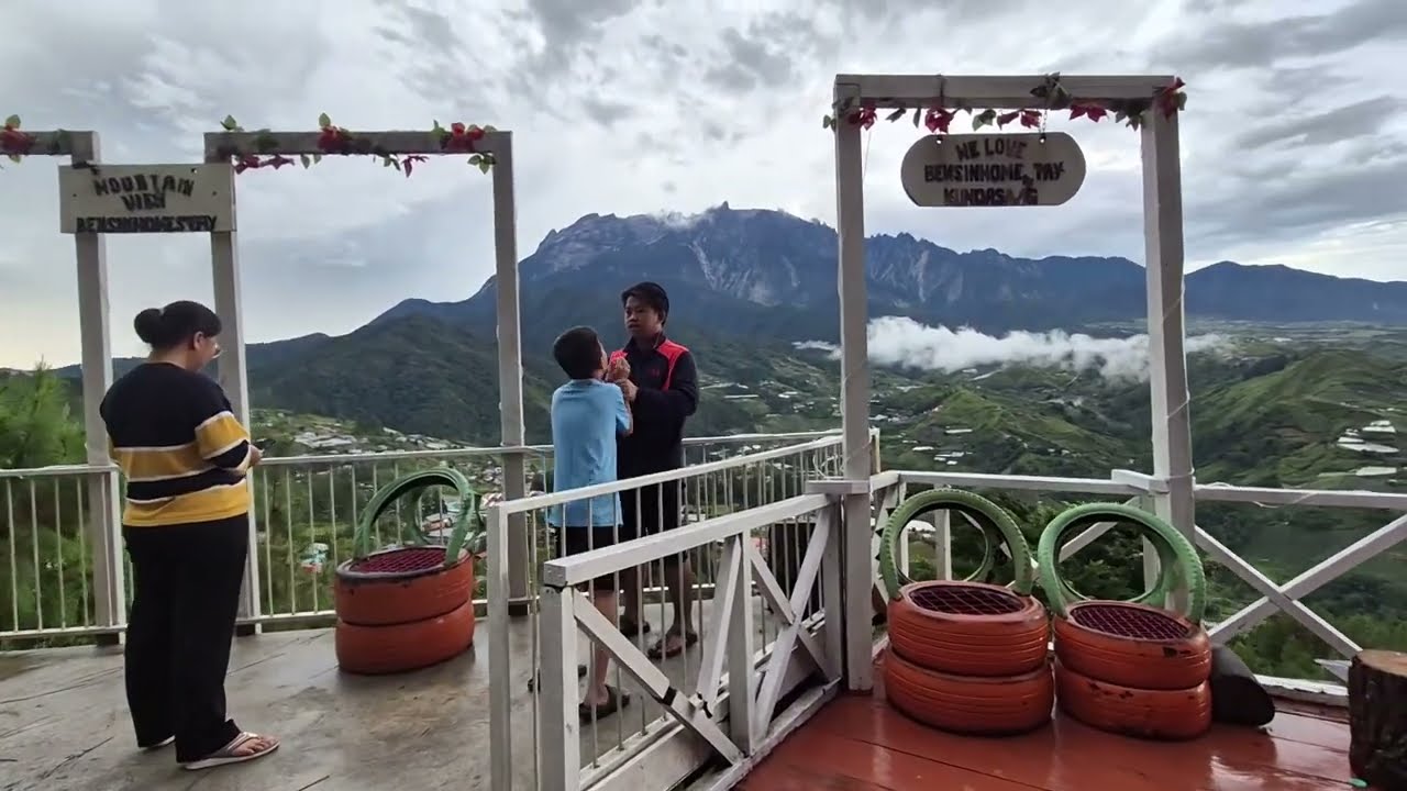 Bensin homestay kundasang.....view yang cantik