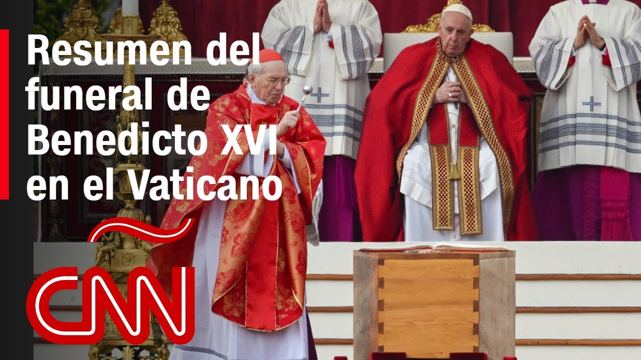Resumen del funeral de Benedicto XV: mira los momentos clave