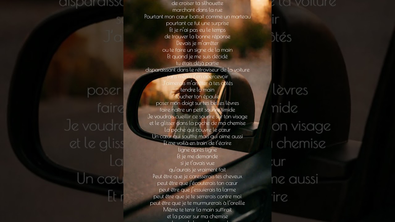 Marchant lentement dans la rue   #MarcherLentement #Poésie #SpokenWord