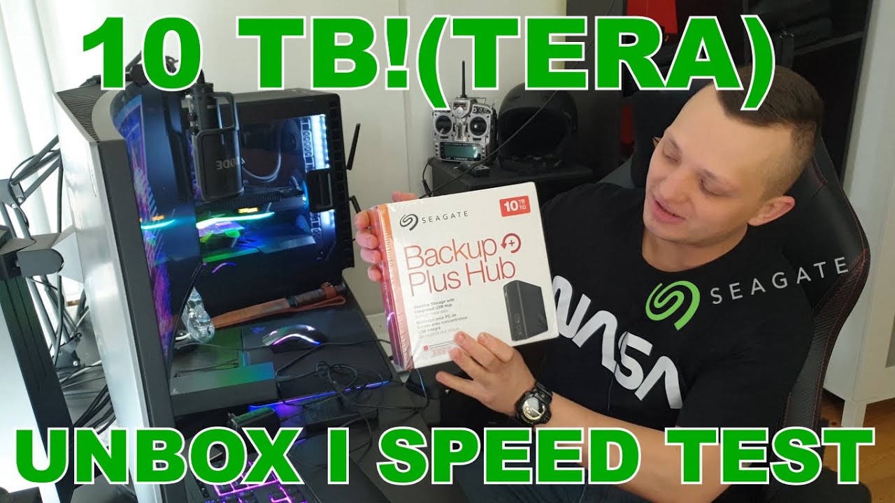 10 TERA !  od SEGATE Backup Plus Hub Unbox i Testy