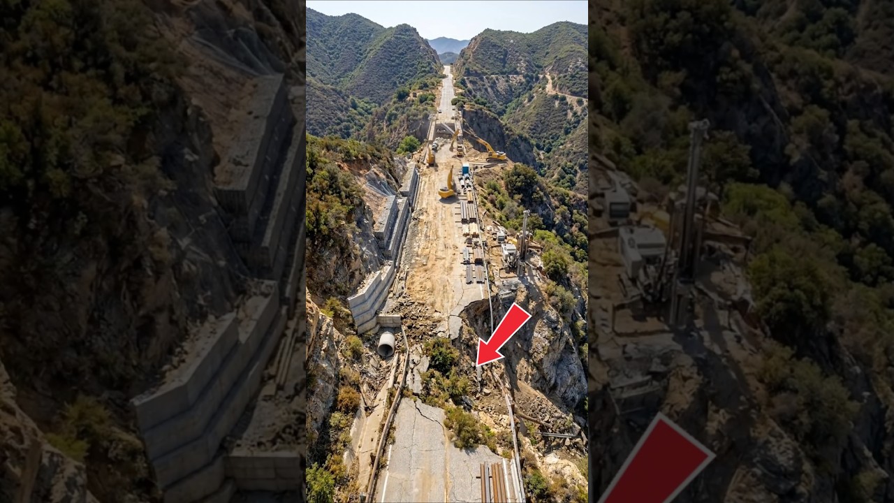 This Road Was Almost Gone Forever! 😳🛣️ | #Shorts #RoadRestoration #Construction #Engineering