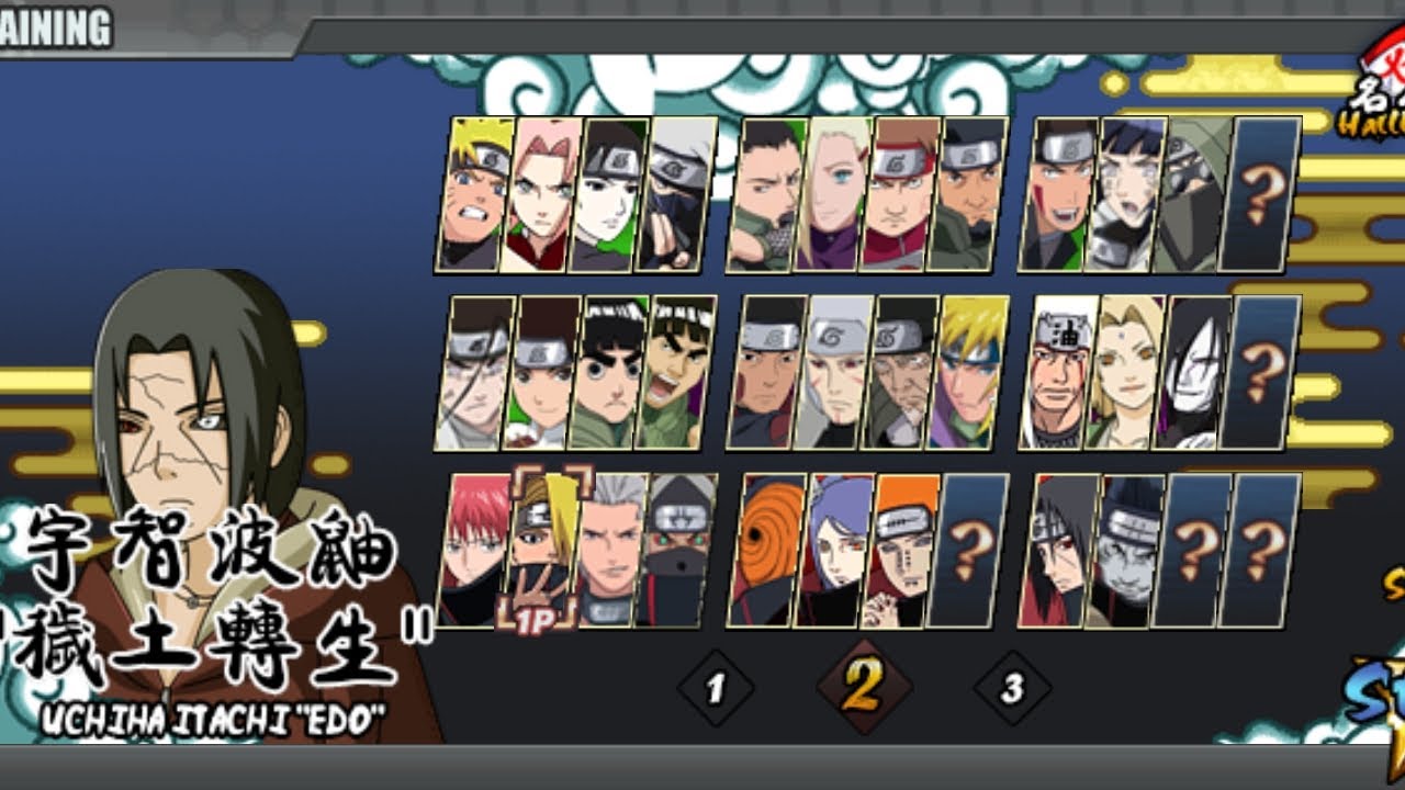 Naruto senki  banyak karakter ( Itachi edotensei ) Full offline !!!