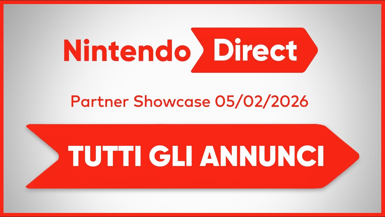 Tutti gli annunci del Direct Nintendo (Partner) del 5 Febbraio 2026