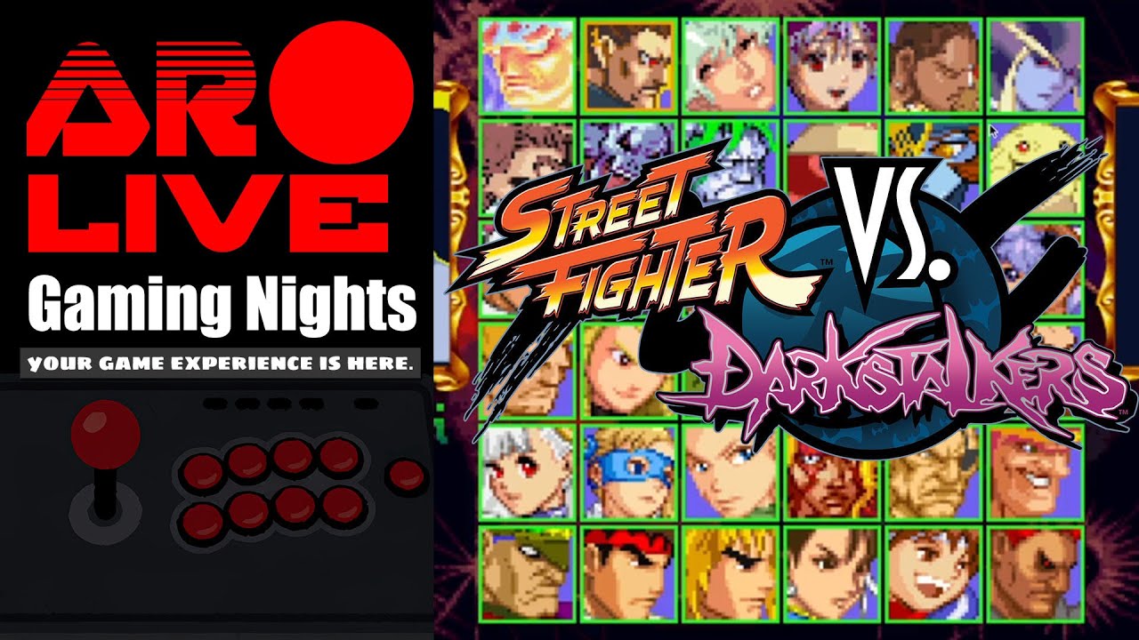🕹️ AR Live Gaming Nights | Darkstalker Vs Street Fighter - Mugen | Video 01 | No Commentary