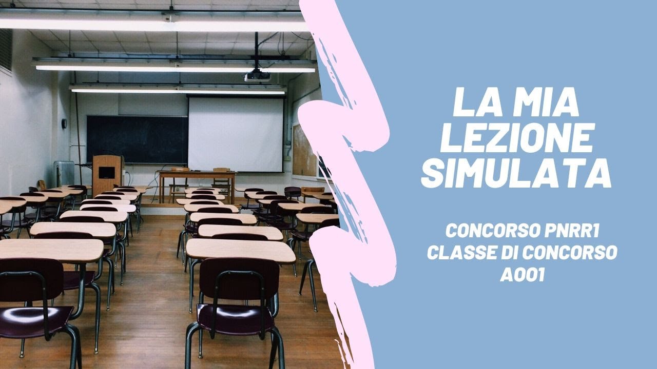 TI MOSTRO LA MIA LEZIONE SIMULATA per il Concorso Pnrr1, Arte immagine, A001. 