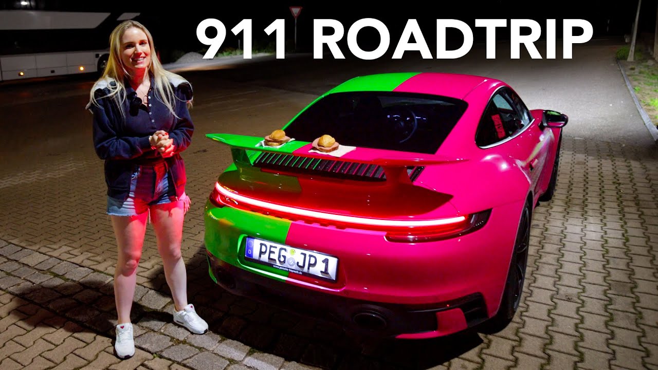 Porsche 911 992 Carrera T Österreich Roadtrip nach Hause + Lamborghini Revuelto in freier Wildbahn