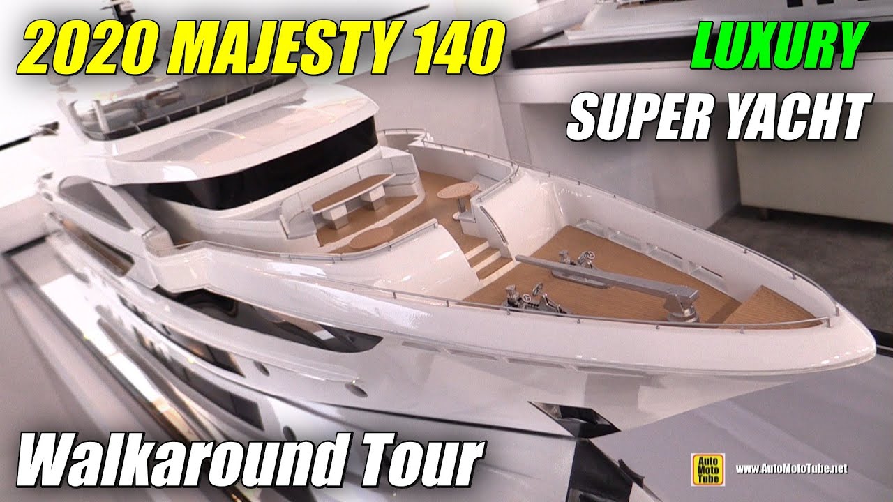 2020 Majesty 140 Super Yacht - Walkaround Tour - 2020 Miami Yacht Show