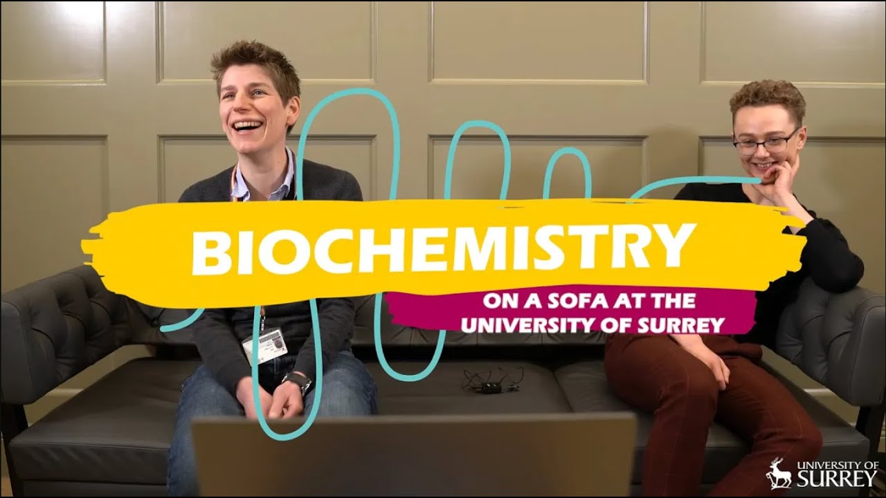Biochemistry | On the sofa at the University of Surrey.
