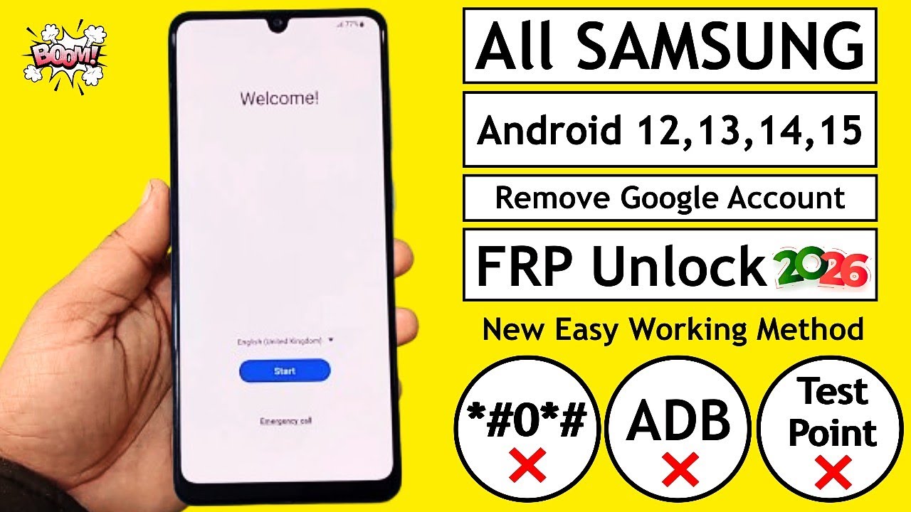 All Samsung FRP Unlock 2026 | Android 12,13,14,15 | Google Account Remove | New Easy Method