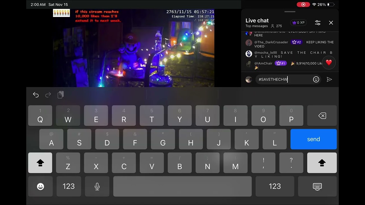 Chair hits 10k!!!!!
