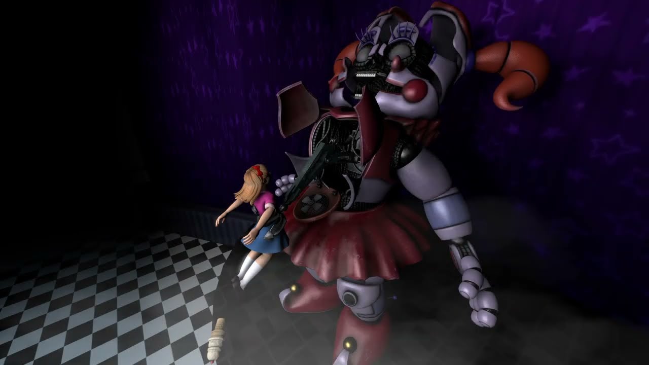 Fnaf Sister Location Circus Baby Speed Poster [SFM]