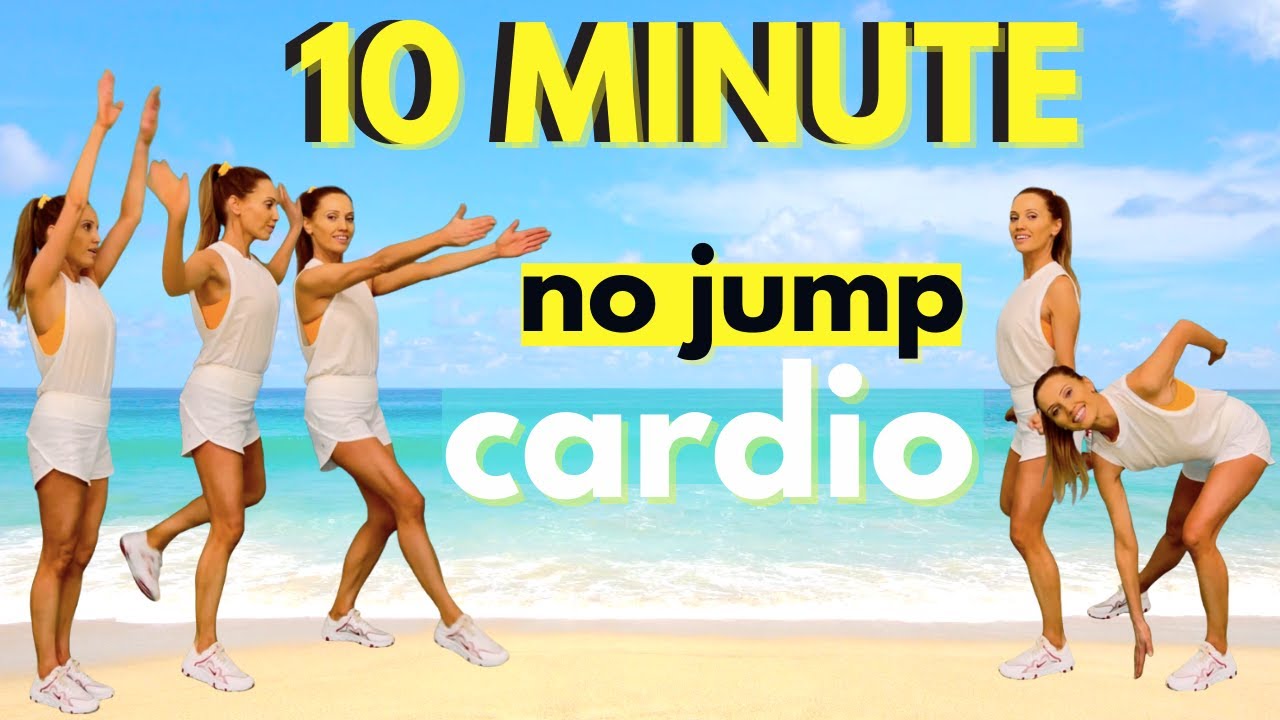 10 Minute Low Impact Cardio (No Jumping) Full Body Calorie Burning  | Summer Shred Challenge