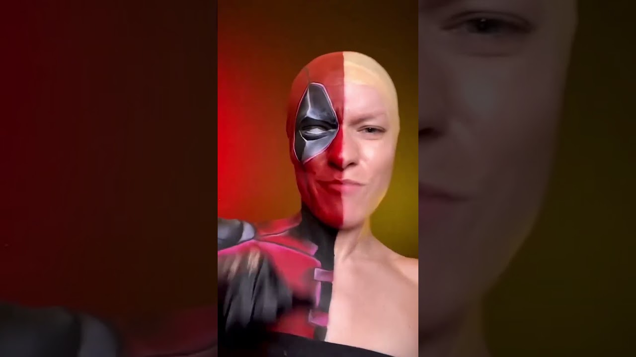 Deadpool & Wolverine Cosplay Makeup | @caykeface x Coloured Contacts