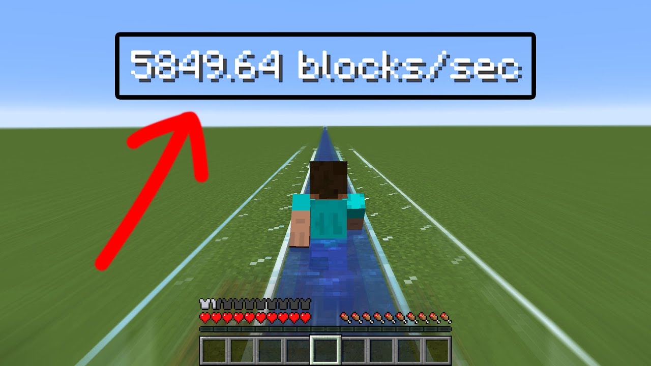 what is the highest speed in minecraft?