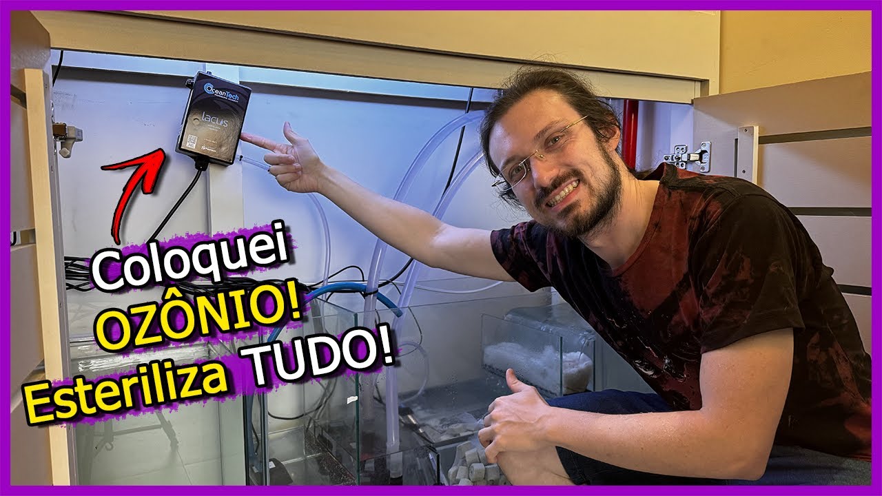 Instalei OZÔNIO no Aquário Marinho da MINHA CASA!