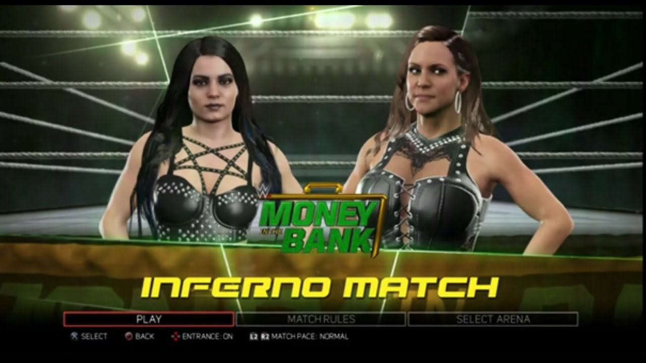WWE 2K17: INFERNO MATCH: PAIGE VS STEPHANIE MACMAHON