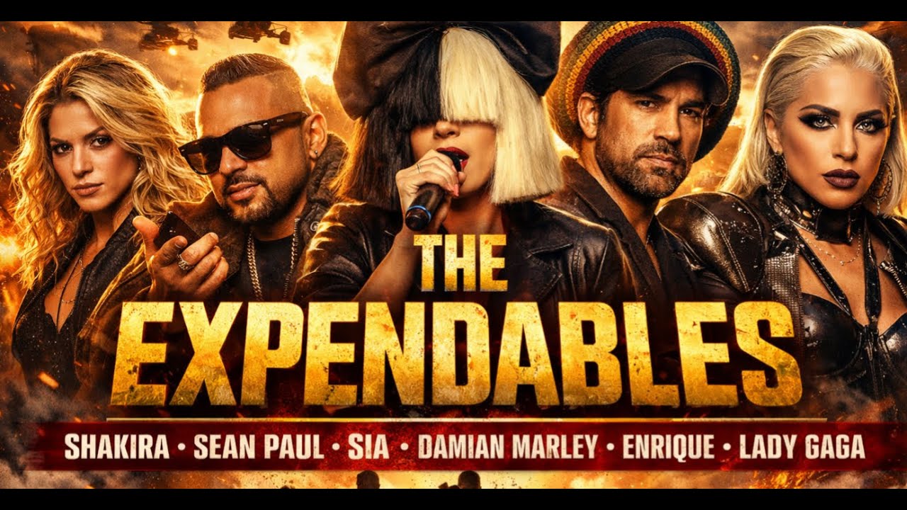 The Expendables—Enrique Iglesias, Sia, Sean Paul, Shakira & Damian Marley Official Music Video 2026