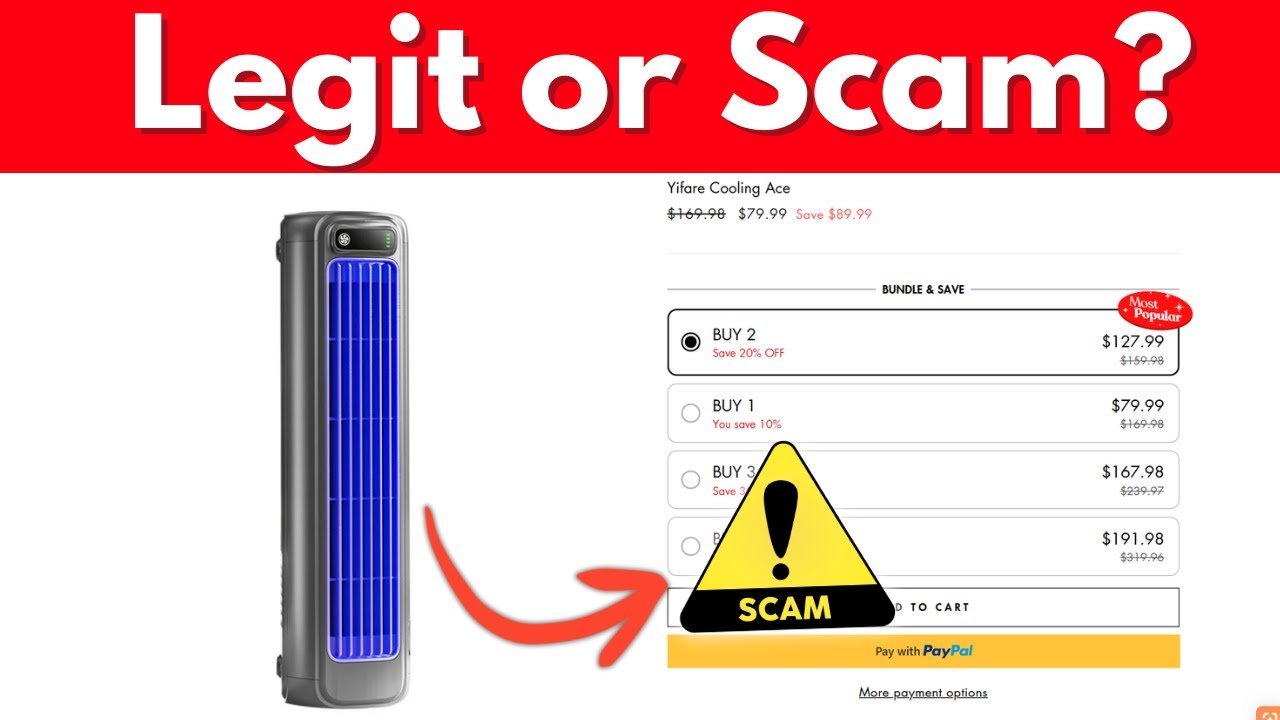 Yifare Cooling Ace Reviews &ndash; Real or FAKE Portable AC? | Legit or SCAM?