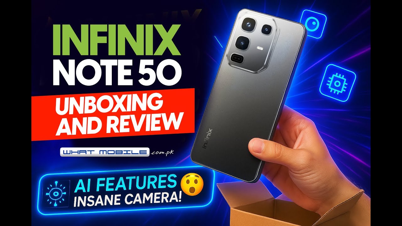 Infinix Note 50 Full Review | Camera, Gaming, Battery Test & Price in Pakistan