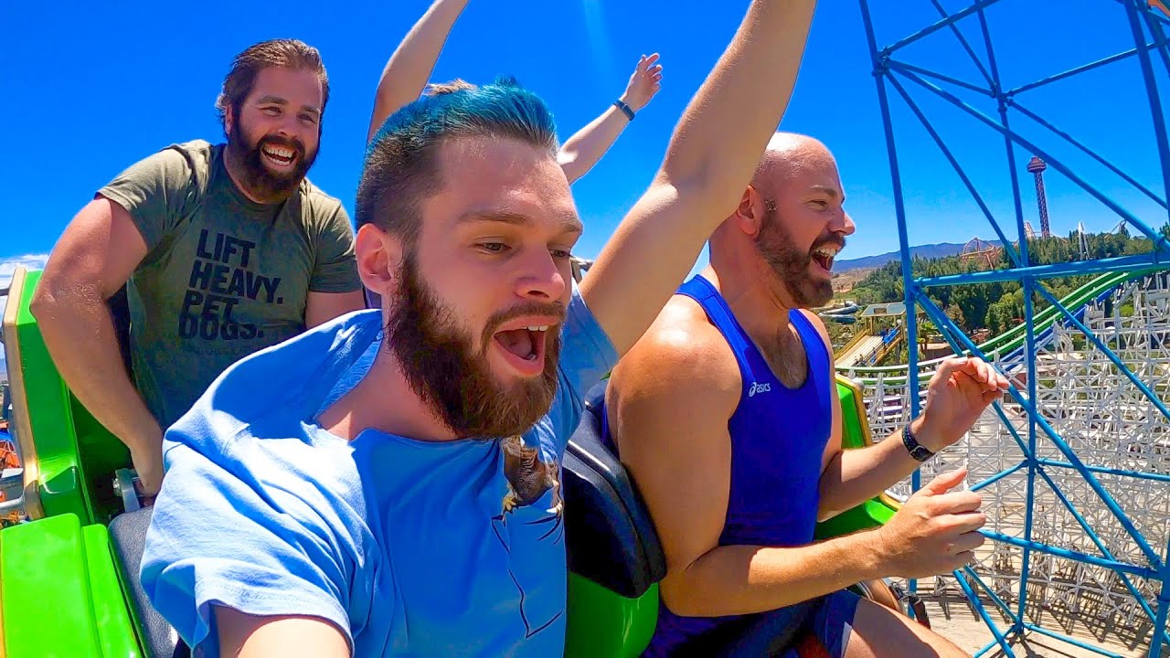 КАТАНИЕ НА ВСЕХ АТТРАКЦИОНАХ В SIX FLAGS MAGIC MOUNTAIN — День 3