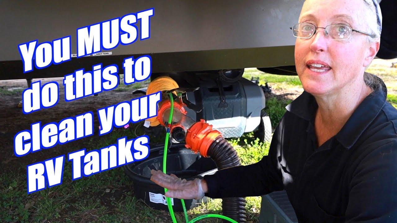 Professionally cleaning our RV Black Tanks // with Royal Flush RV