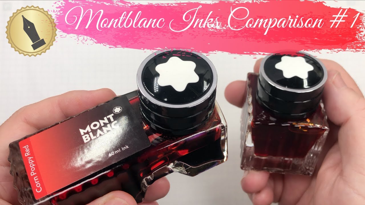 Montblanc Inks Comparison #1