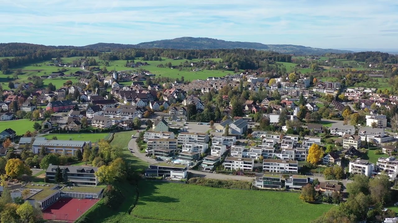 Hombrechtikon aus der Luft