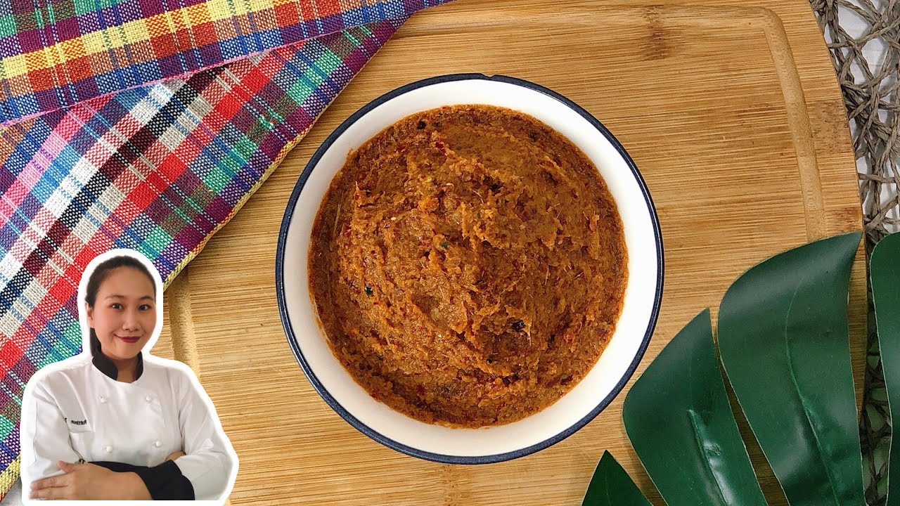 Рецепт пасты карри Пананг • Как приготовить тайскую пасту карри Пананг | ThaiChef Food