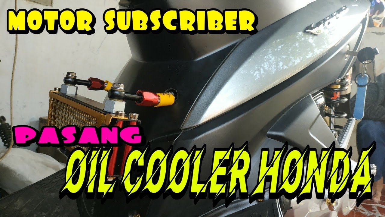 install oil cooler in honda click 110 / vario 110