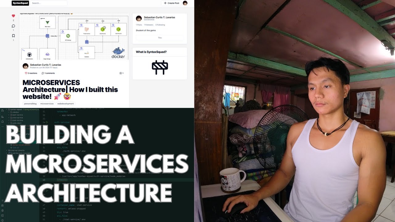 Building a Social Media Platform with Chat: Side Project Therapy #2 | MICROSERVICES ARCHITECTURE