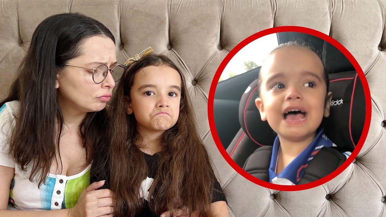 NINA REAGINDO AO PRIMEIRO DIA DE AULA