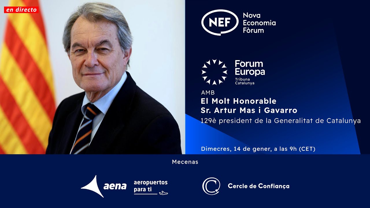 NEF Online | Molt Honorable Sr. Artur Mas i Gavarro, 129&egrave; president de la Generalitat de Catalunya