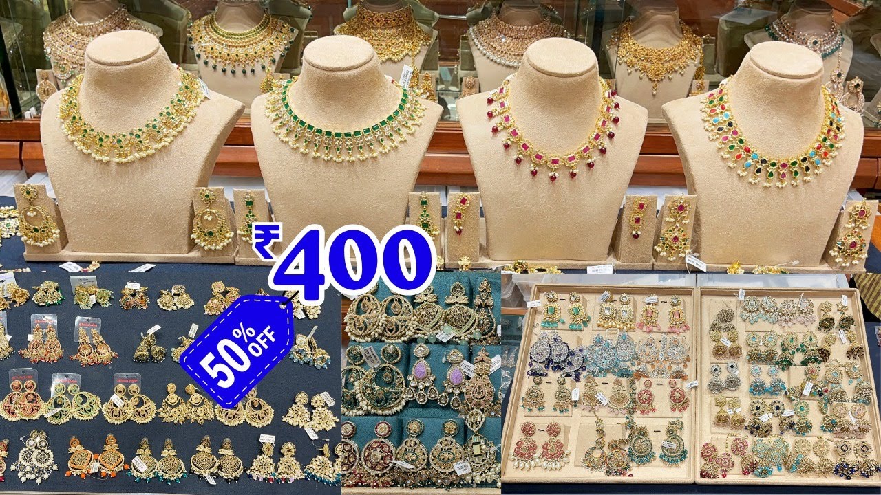 Flat 50% off Sale At Ladbazar Paras Jewellers Birdal Designer Earrings With Jumar tika