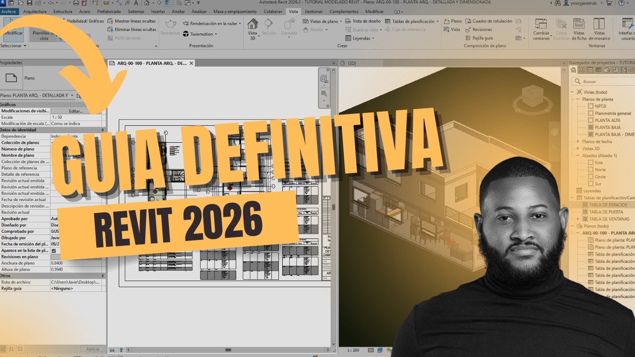 ¡ASÍ SE CREA UNA CASA EN REVIT 2026 PASO A PASO!