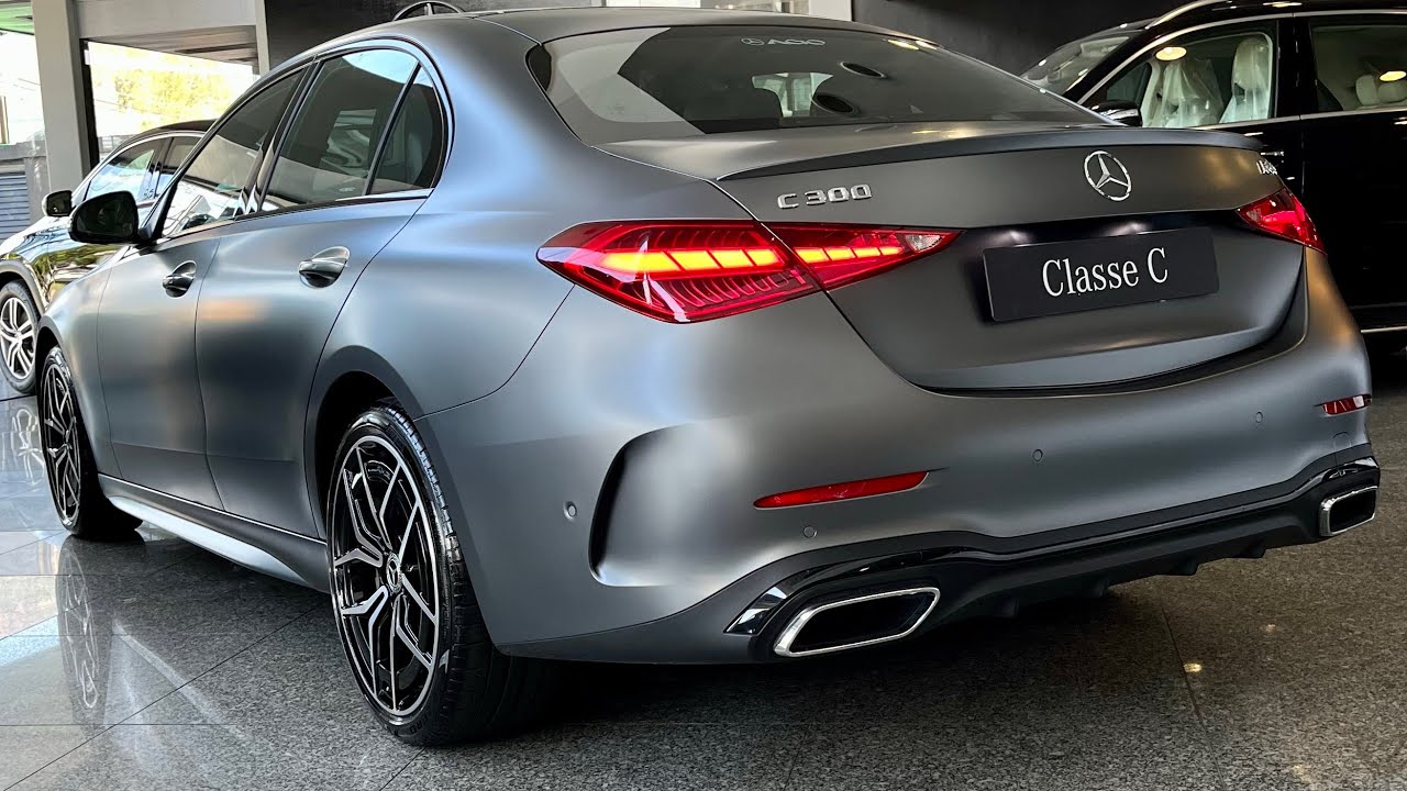 🚀🔥NOVA MERCEDES BENZ C300 AMG LINE 2023 CINZA DESIGNO MOTOR 2.0 TURBO DE 258🐎 ACABAMENTO FINO👀!!