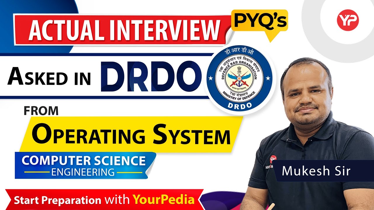 Actual Interview PYQ's Asked in DRDO from Operating System | DRDO, SC-C  | Interview Preparation