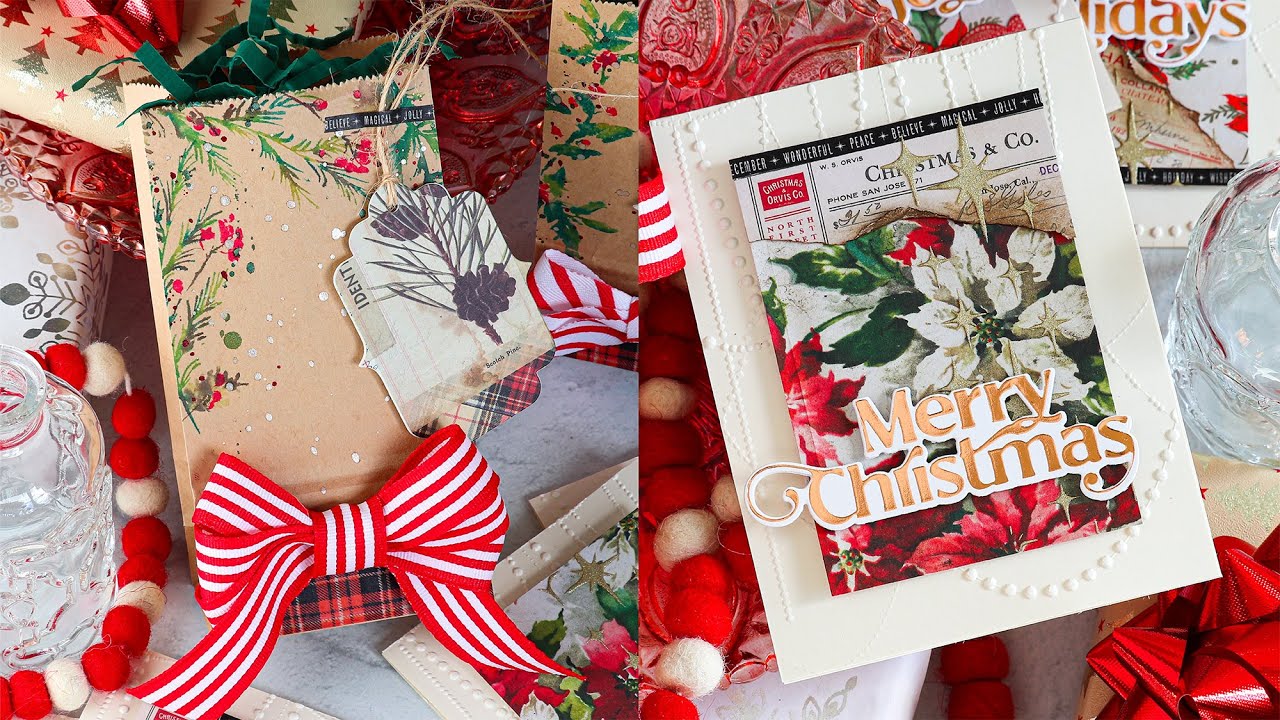 Easy Holiday Gifting + Cards Featuring Tim Holtz! Studio Monday with Nina Marie
