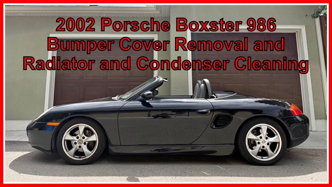 2002 Porsche Boxster 986 Front Bumper Cover Removal and Radiator/Condenser Cleaning