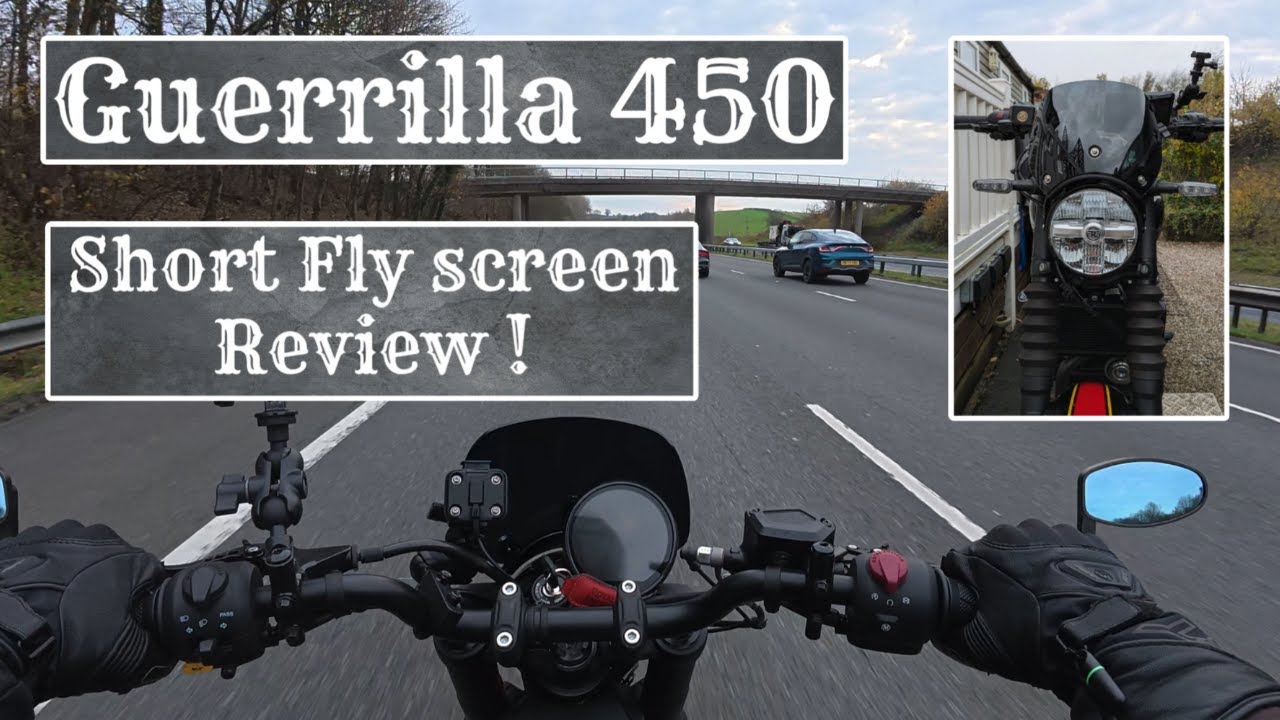 Royal Enfield Guerrilla 450 | Краткий обзор противотуманного экрана |