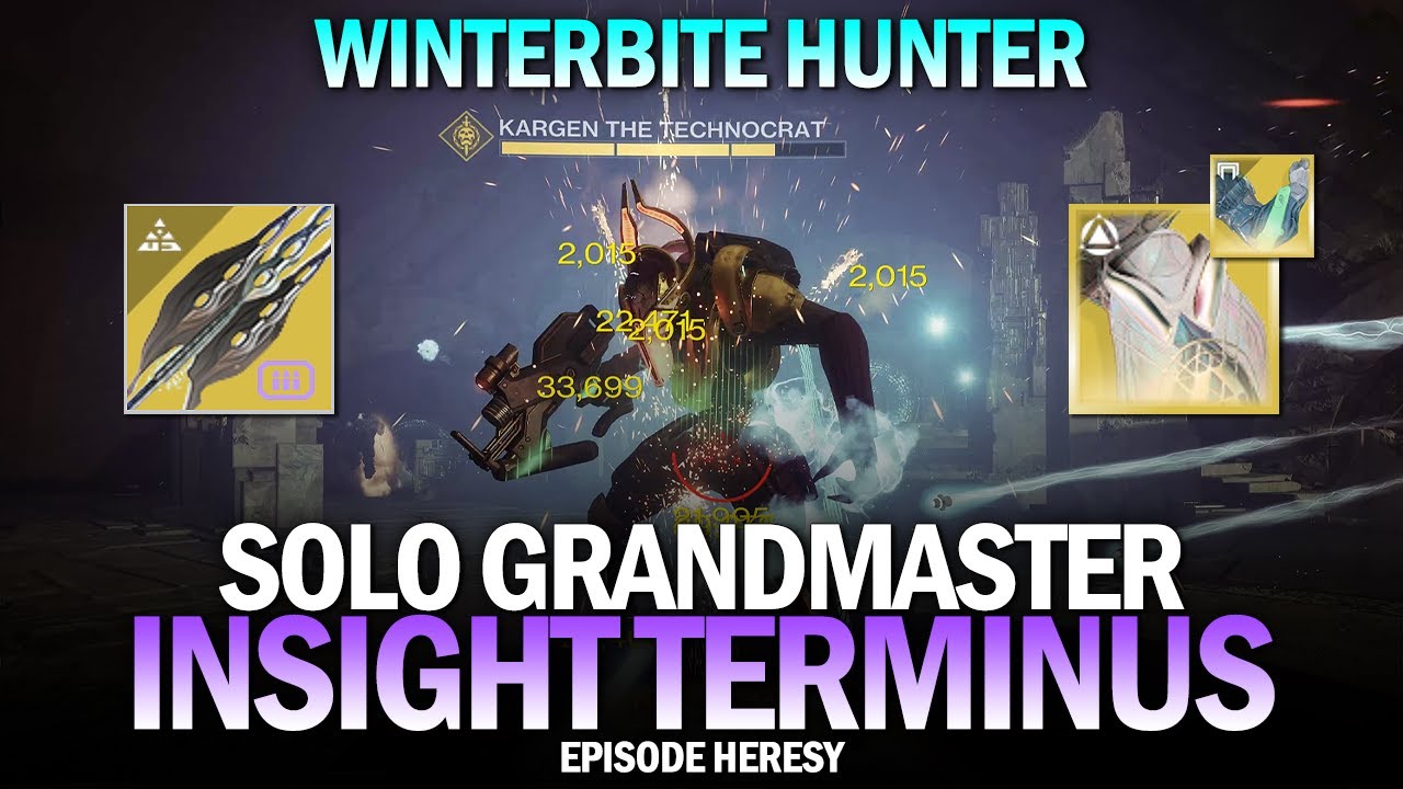Solo GM Insight Terminus on Hunter w/ Winterbite & Synthoceps [Destiny 2 Episode Heresy]