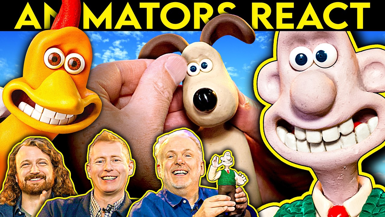 Animators React to Wallace and Gromit!