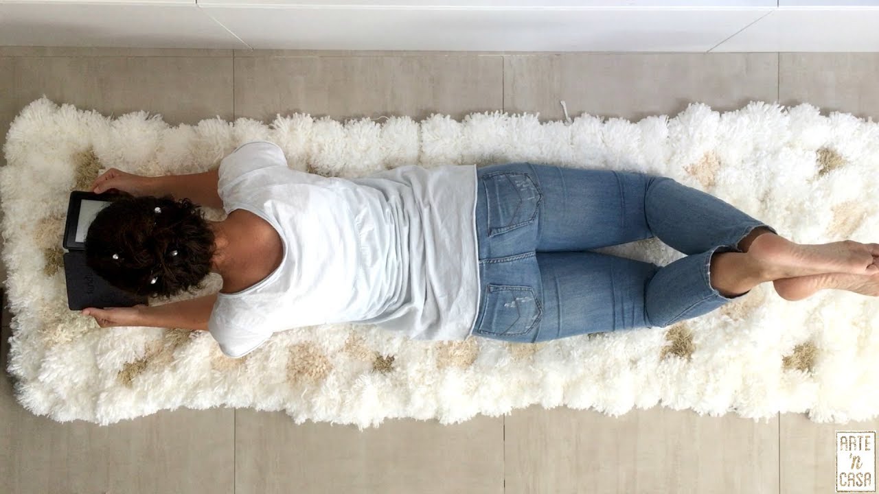 Alfombra de pompones paso a paso