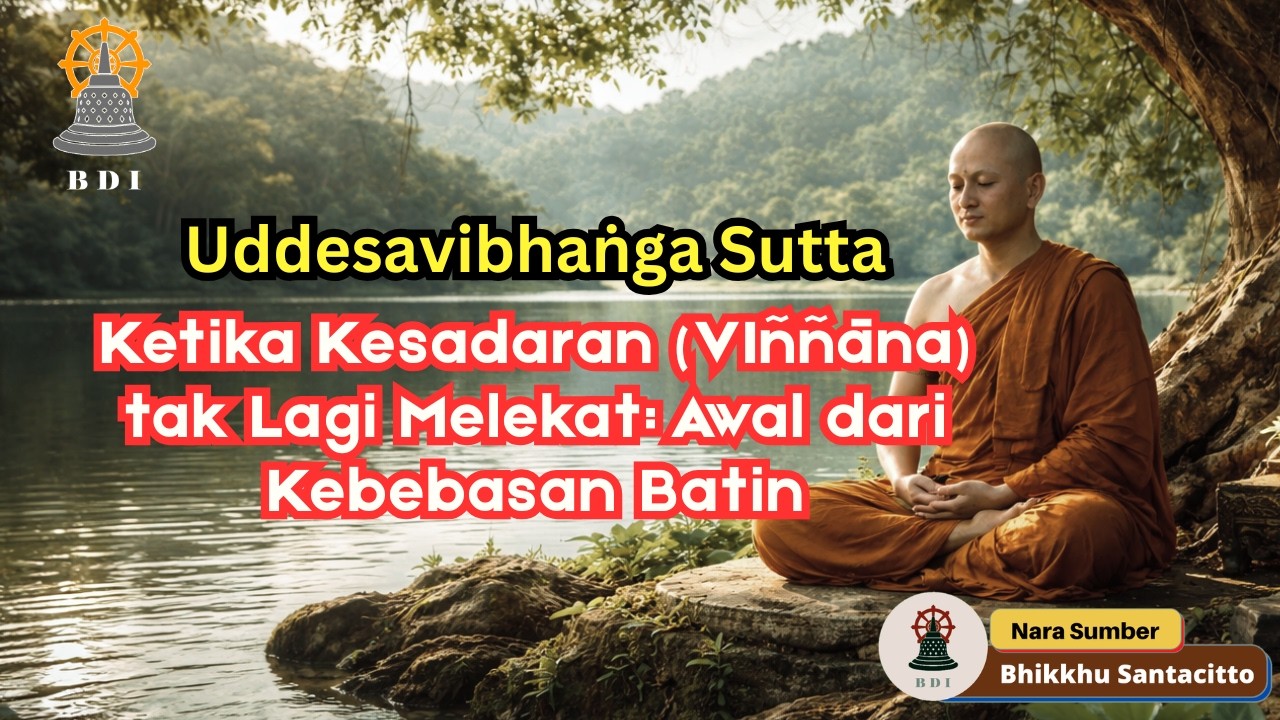 UDDESAVIBHAṄGA SUTTA: Ketika Kesadaran Tak Lagi Melekat I LPS Bag. 11 I Bhikkhu Santacitto