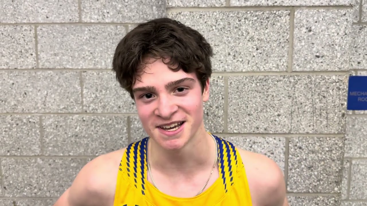 Landon Wall CIAC ITF Class M Boys 600m Champion