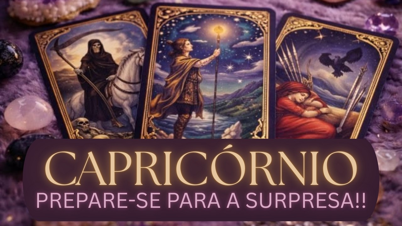 Capricórnio♑ Prepara o coração! Você vai receber uma mensagem inesperada desta pessoa. ✨🔥