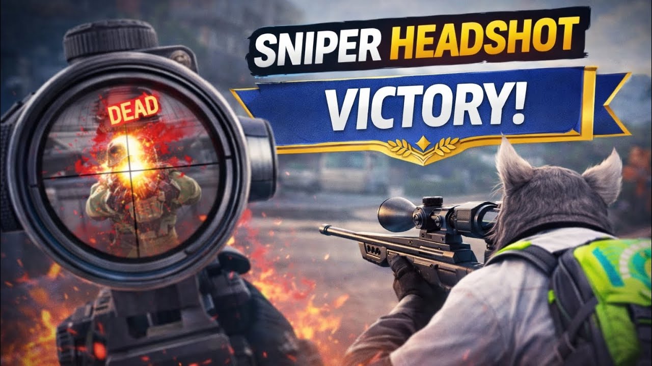 One Sniper Headshot for the WIN 🔥